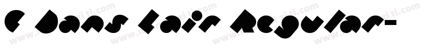 C Dans Lair Regular字体转换